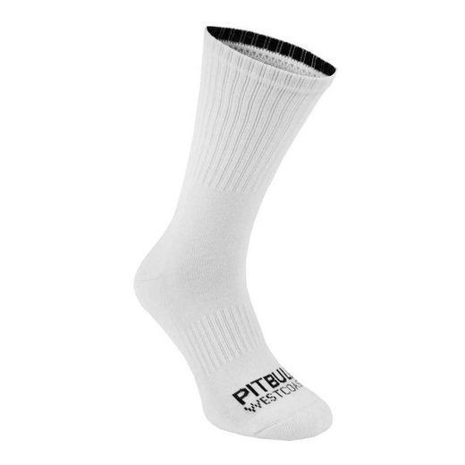 Thick PIT BULL &quot;Crew&quot; TNT Thick socks 3 pack - white