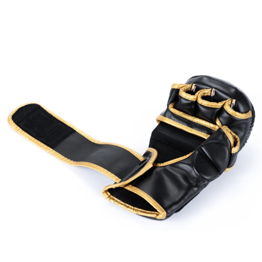 Bushido E1v9G Master Gold MMA Training Gloves - Black/Gold