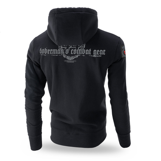 Dobermans Aggressive &quot;COMBAT GEAR BK15&quot; kangaroo hoodie - gray