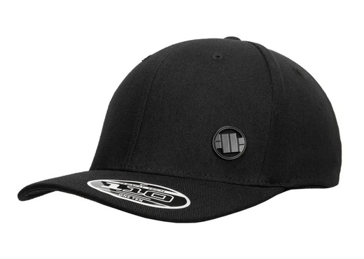 PIT BULL Snapback 3D METAL LOGO cap - black