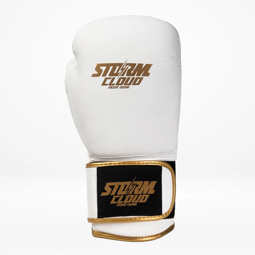 StormCloud &quot;Boxing Pro&quot; boxing gloves - white / gold