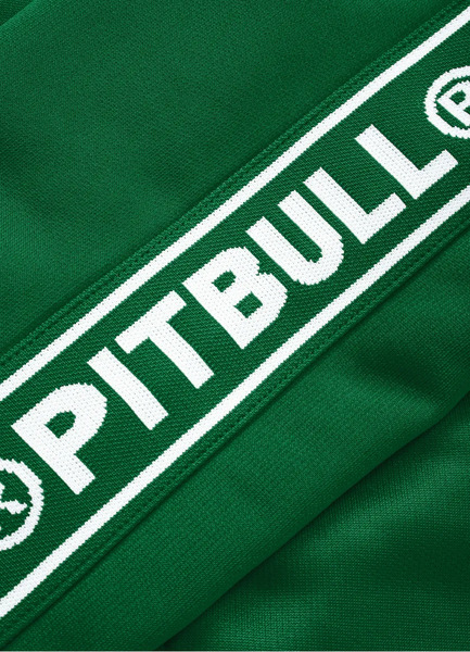 PIT BULL Oldschool &quot;Tape Logo&quot; zip-up sweatshirt - green