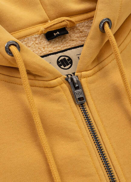 PIT BULL Washed LANCASTER II Zip Hoodie - Yellow