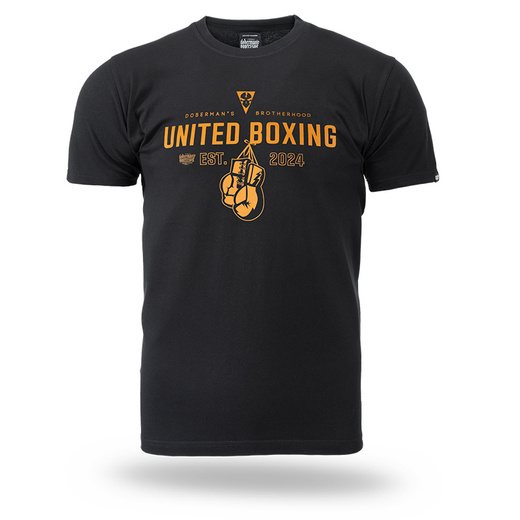 Koszulka T-shirt Dobermans Aggressive "United Boxing" TS337 - czarna