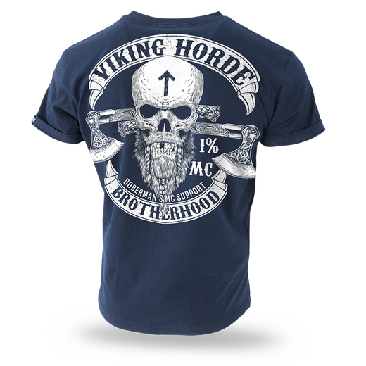 Dobermans Aggressive T-shirt &quot;Viking Horde TS212&quot; - navy blue