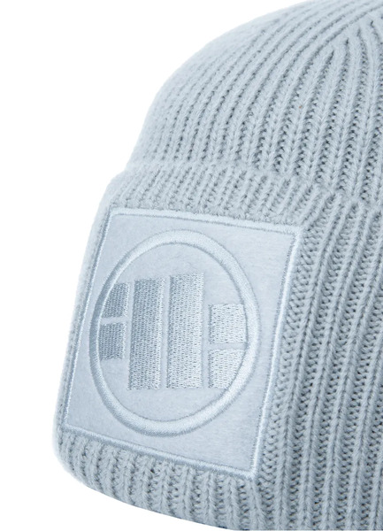 PIT BULL &quot;Logo SINGLE LAYER CUFF&quot; winter hat - blue