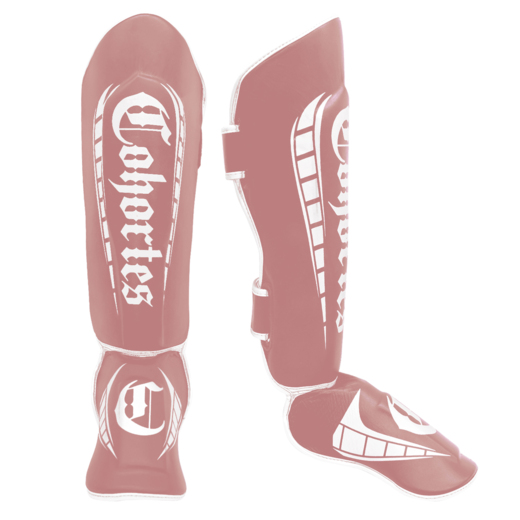 Leather shin and foot protectors Cohortes &quot;Aculeo Armis&quot; - pink