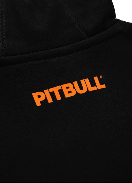 Men&#39;s hoodie PIT BULL &quot;ORANGE DOG&quot; - black