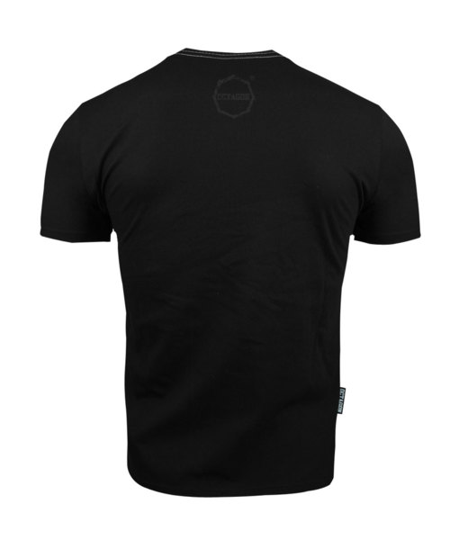 Octagon T-shirt &quot;Logo smash&quot; - black / black