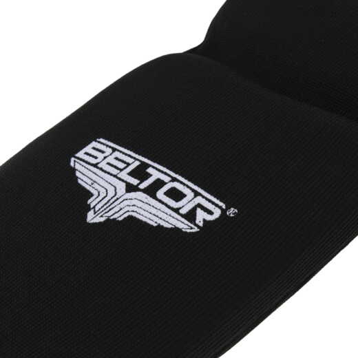 Beltor Defender elastic shin guards - black