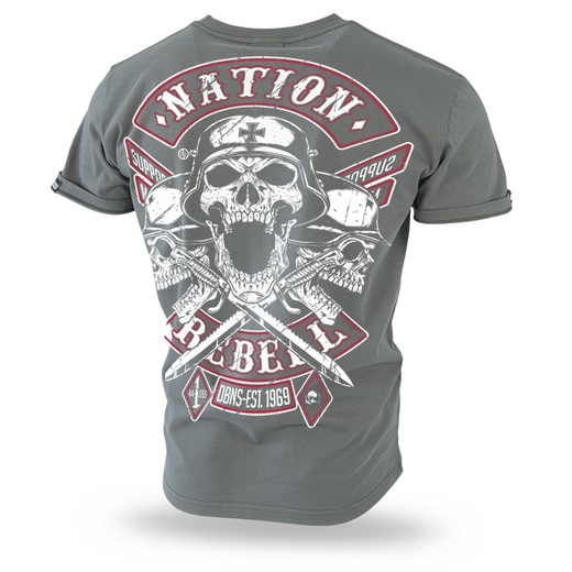 Dobermans Aggressive T-shirt &quot;Nation Rebell TS184&quot; - khaki