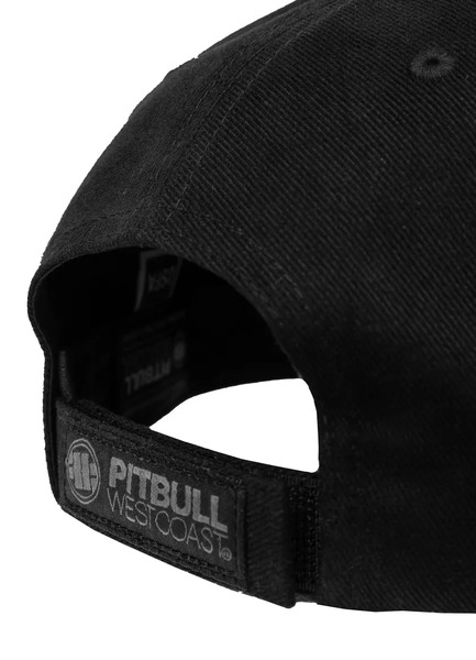 PIT BULL Snapback 3D METAL LOGO cap - black