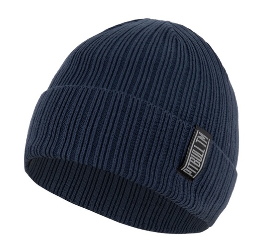 Winter hat PIT BULL &quot;Silvas &#39;21&quot; - navy blue