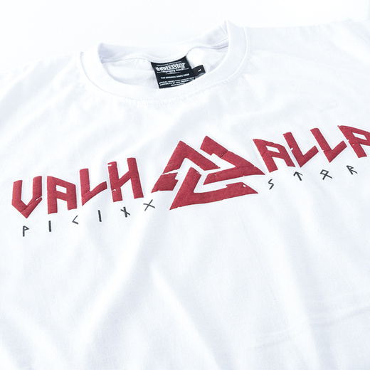 T-shirt Dobermans Aggressive &#39;Mystery Valhalla TS323&#39; - white