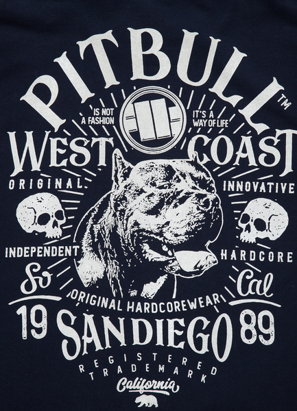 PIT BULL &quot;San Diego 89&quot; &#39;22 sweatshirt - navy blue