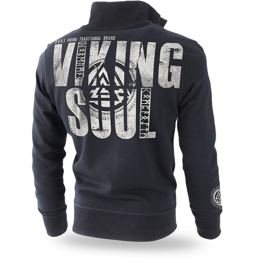 Dobermans Aggressive Zip Hoodie &quot;Viking Soul BCZ211&quot; - black