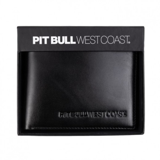 PIT BULL &quot;National City&quot; leather wallet - black