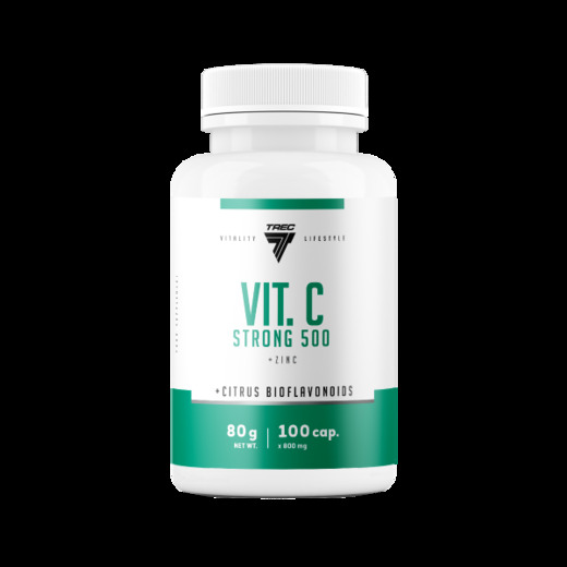 VIT. C STRONG 500 - Vitamin C 100 caps.