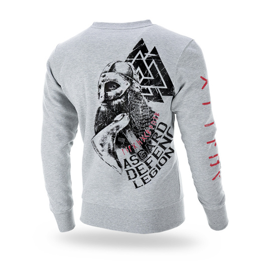 Dobermans Aggressive &quot;CLASSIC ASGARD DEFENCE LEGION&quot; sweatshirt BC288 - gray