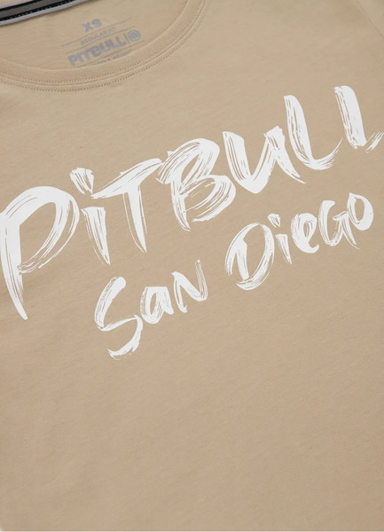 PIT BULL &quot;BRUSH&quot; women&#39;s t-shirt - sand