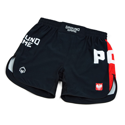 Ground Game MMA POLSKA 2.0 Light Shorts - Black