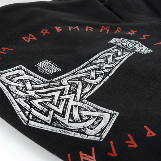 Dobermans Aggressive hoodie &quot;MJOLNIR I BK274&quot; - black