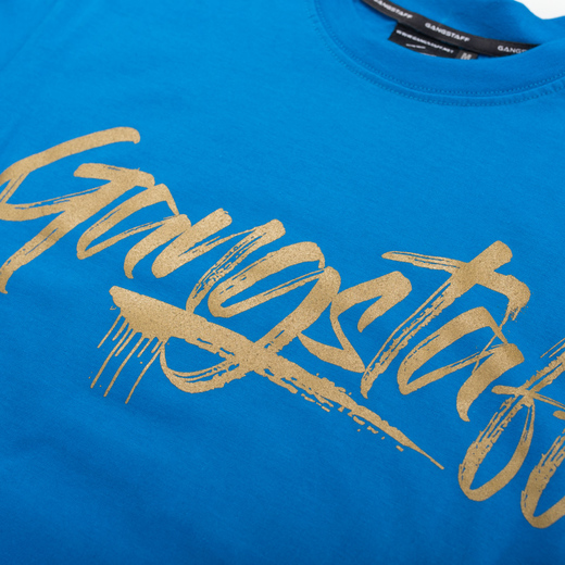 Gangstaff &quot;Gold&quot; T-shirt - blue