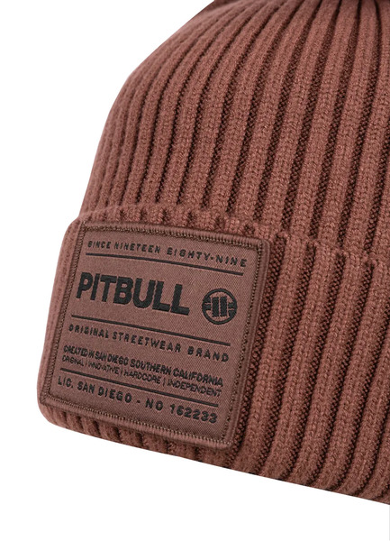 PIT BULL &quot;DOCK&quot; winter hat - brown