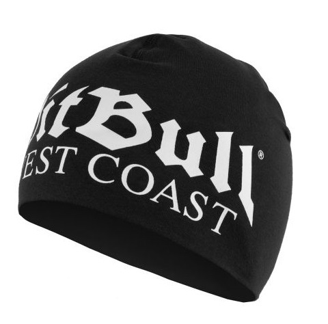 Cotton winter hat PIT BULL &quot;Old Logo &#39;21&quot; - black