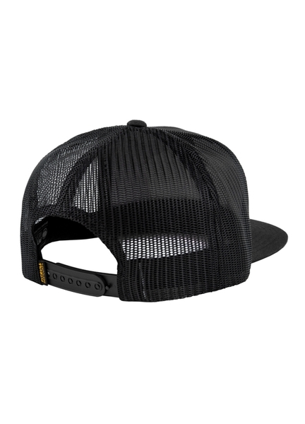 PIT BULL &quot;DOGS&quot; Snapback Flat Mesh Cap - Black