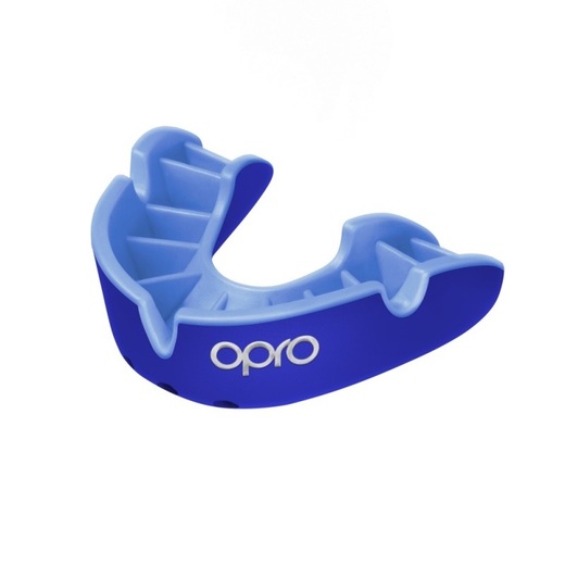 Opro Silver Mouthguard - blue