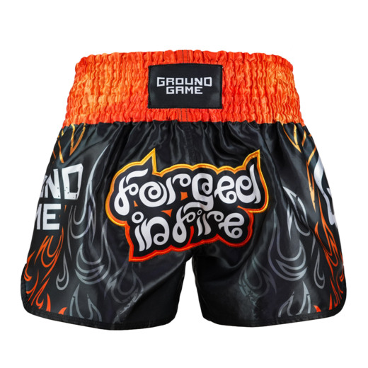 Ground Game Muay Thai Shorts &quot;FLAMES&quot;