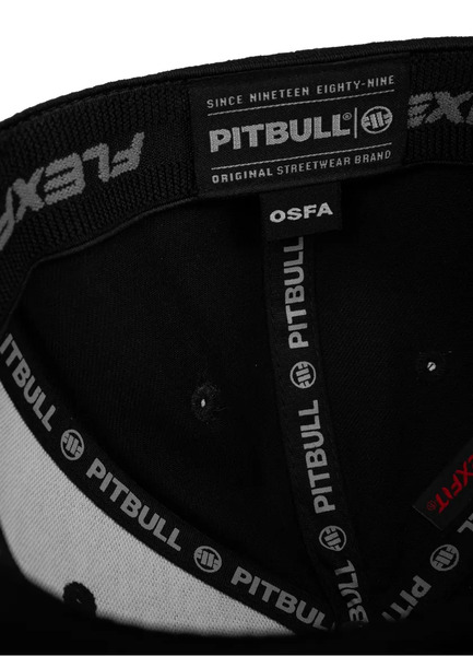 Czapka z daszkiem PIT BULL Full Cap Youth Logo - czarny