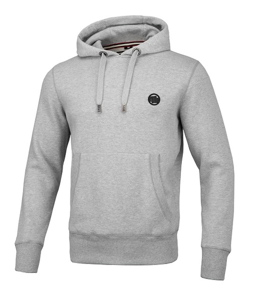 PIT BULL Hoodie &quot;Small Logo&quot; - gray