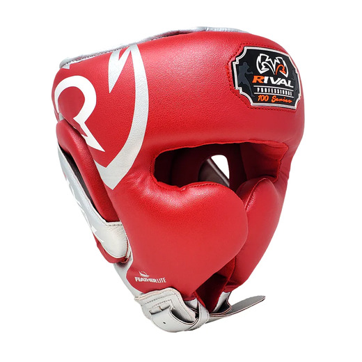  Kask Bokserski Sparingowy Rival RHG100 Professional - red/silver "K"