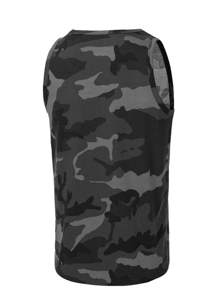 Men&#39;s Pit Bull Slim Fit Small Hilltop Tank Top - Black Camo