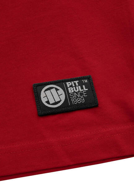 Koszulka PIT BULL "Small Logo 170"  - czerwona