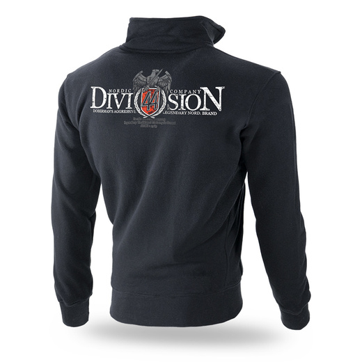 Dobermans Aggressive &quot;DIVISION 44 BCZ110&quot; zip-up sweatshirt - black