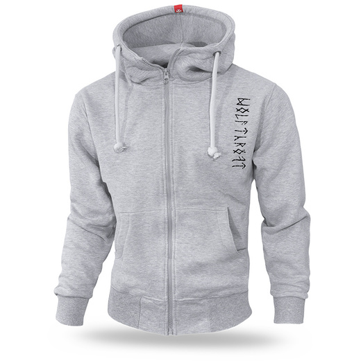 Dobermans Aggressive &quot;GRAY WOLF BZ200&quot; zip-up hoodie - gray