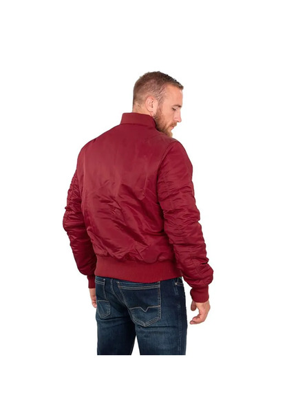 PIT BULL spring jacket &quot;MA-1&quot; - burgundy