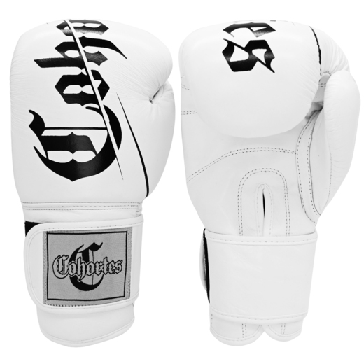 Leather boxing gloves Cohortes &quot;Extenso&quot; - white