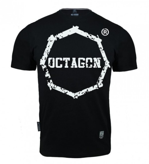 Octagon T-shirt &quot;Teeth&quot; - black