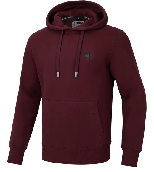 Men&#39;s Hoodie PIT BULL Small Logo - Burgundy