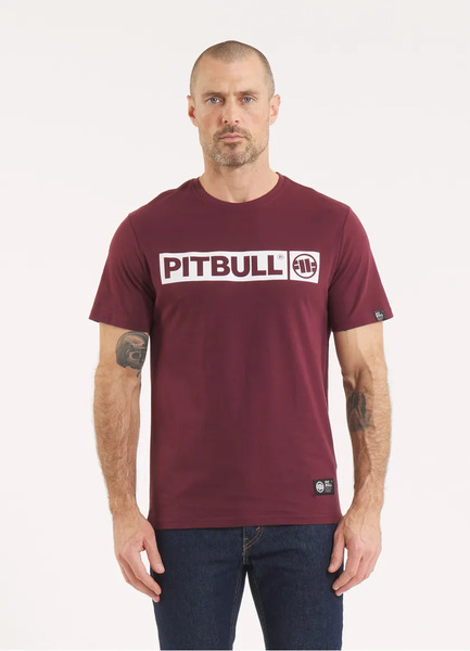 PIT BULL &quot;Hilltop&quot; 170 T-shirt - burgundy