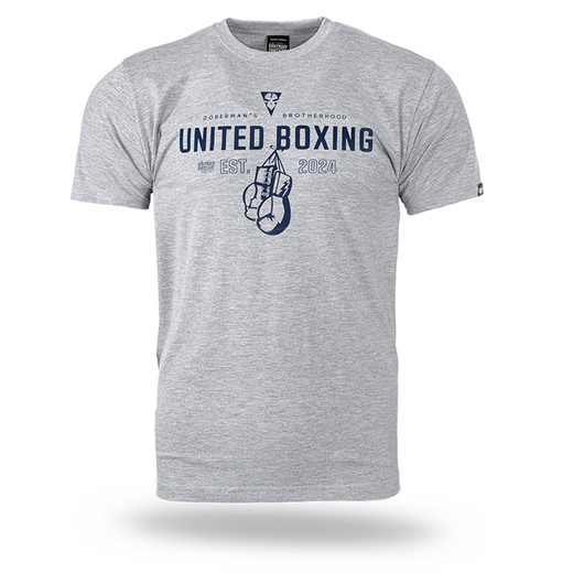 T-shirt Dobermans Aggressive &quot;United Boxing&quot; TS337&quot; - Gray