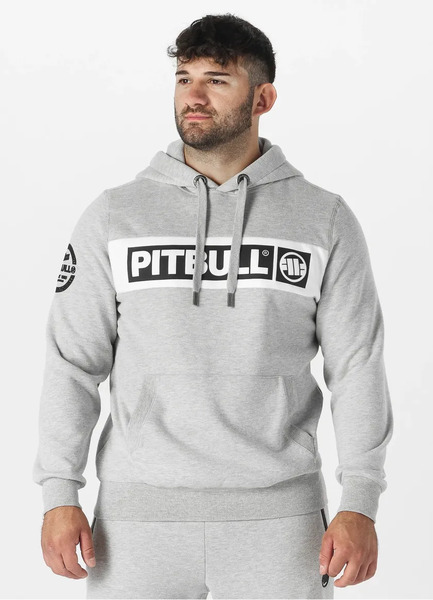 PIT BULL &quot;Sherwood&quot; hooded sweatshirt - gray