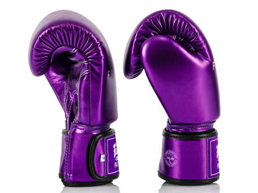 FAIRTEX BOXING GLOVES BGV22 (metallic purple) + bag &quot;K&quot;