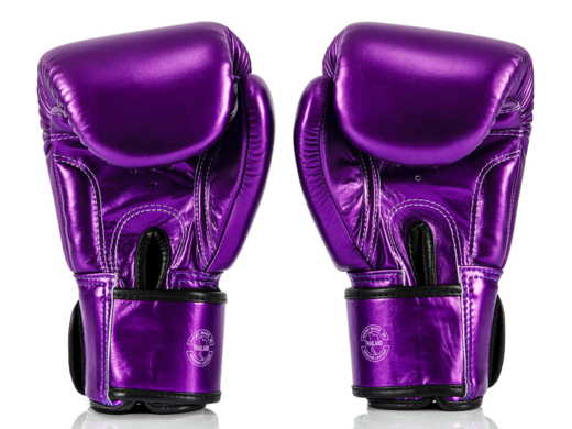 FAIRTEX BOXING GLOVES BGV22 (metallic purple) + bag &quot;K&quot;