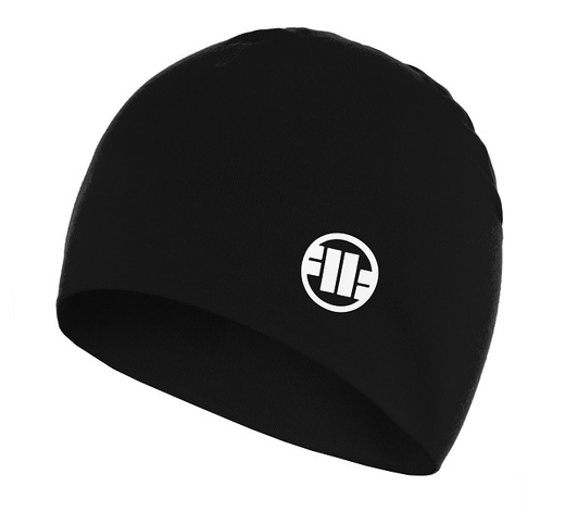 Cotton winter hat PIT BULL &quot;Small Logo &#39;21&quot; - black