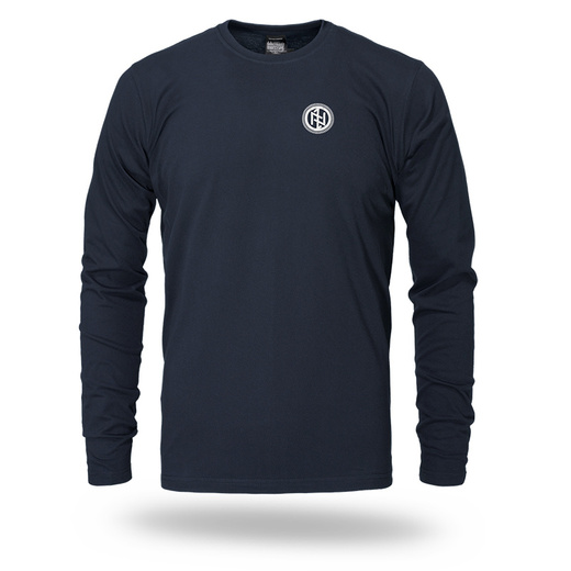 Dobermans Aggressive Longsleeve T-shirt &quot;ROUGH SEA LS346&quot; - navy blue